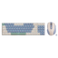 Redragon BS8772 Wireless Keyboard and Mouse Combo - Lollipop Blue