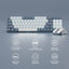 Redragon BS8772 Wireless Keyboard and Mouse Combo - Ash Grey