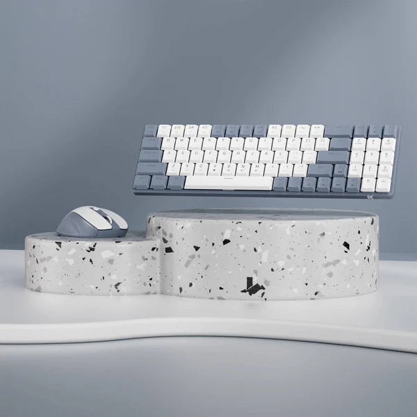 Redragon BS8772 Wireless Keyboard and Mouse Combo - Ash Grey