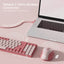 Redragon BS8772 Wireless Keyboard and Mouse Combo - Bean Red