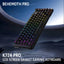 Redragon BEHEMOTH K724 PRO 75% Mechanical Gaming Keyboard - Black/Green