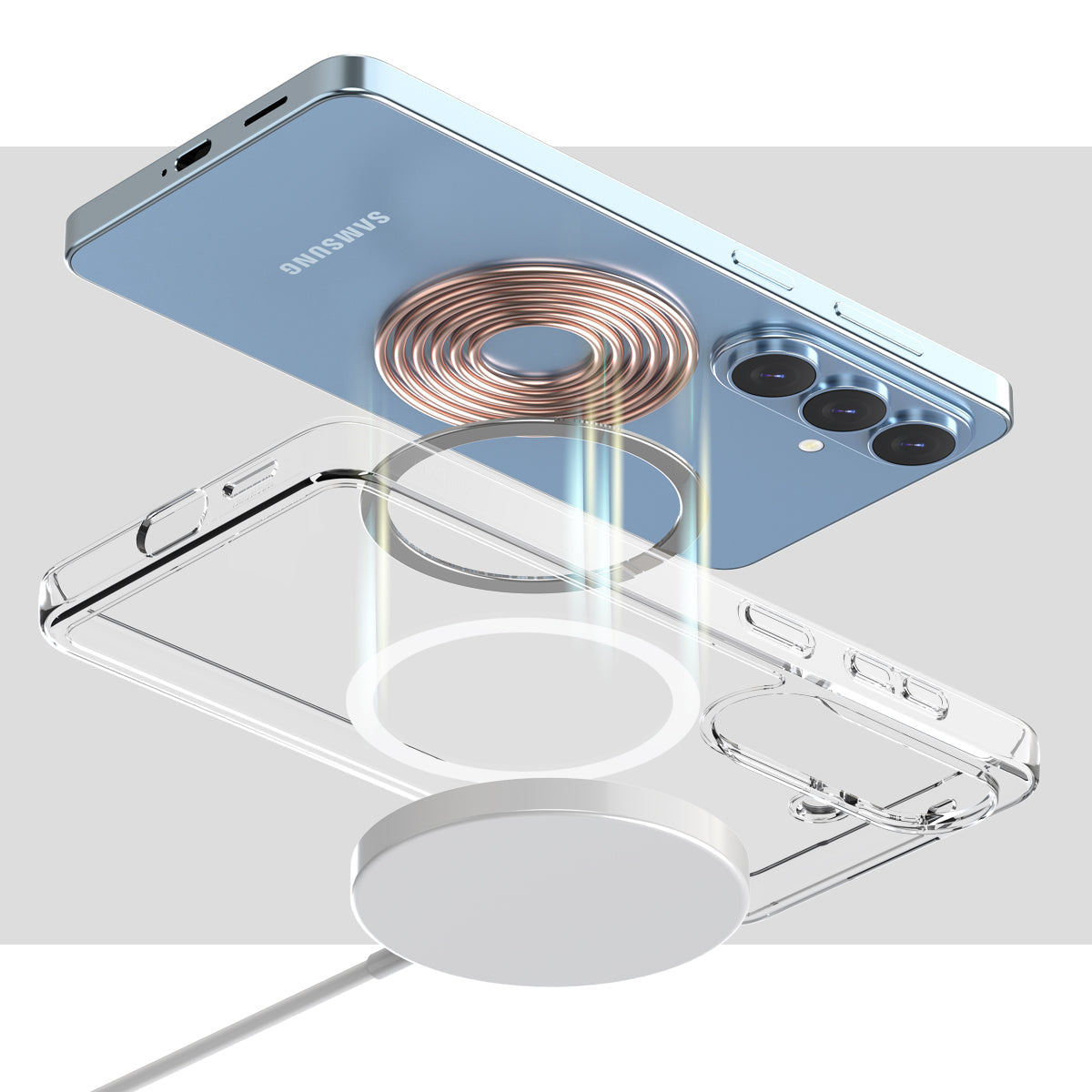 Araree Duple Magsafe Case For Samsung Galaxy S26 Ultra -Clear