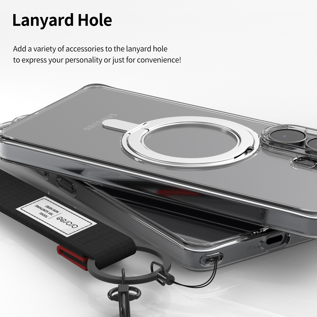 Araree Duple Magsafe Stand Case For Samsung Galaxy S26 Ultra - Clear