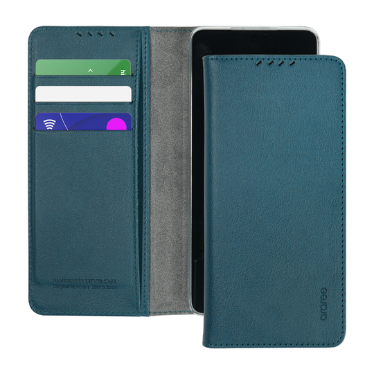 Araree Mustang Diary Case For Samsung Galaxy S26 Ultra - Ash Blue