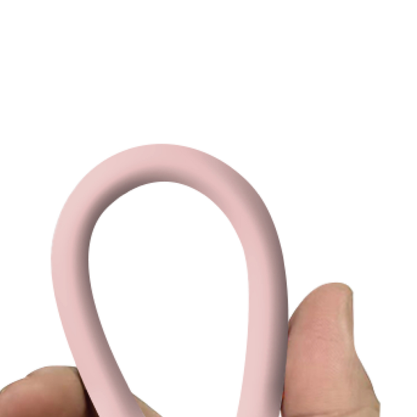 SIA Soft Rubber Lanyard Cable - USB-C / 60W / 0.3 Meter / Light Pink