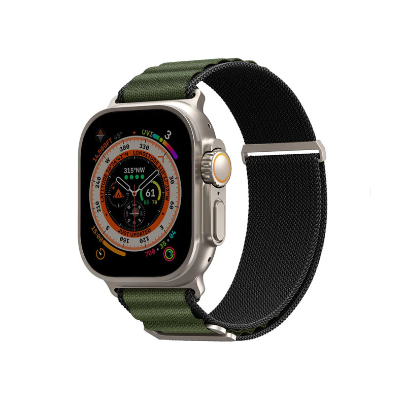 SKINARMA APPLE WATCH STRAP ULTRA KOBU 49 MM - Olive Accessories > Smart Watches