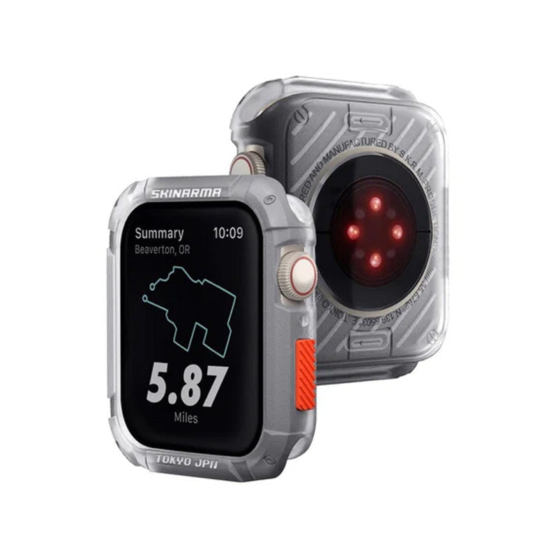 SKINARMA Kurono Apple Watch Ultra Protection Case - 44mm / 45mm / Frost Accessories > Smart Watches