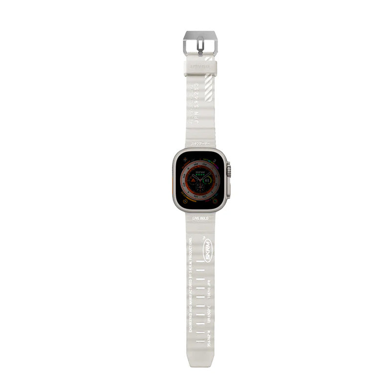SKINARMA Shokku Apple Watch Strap 49mm - Frost Accessories > Smart Watches
