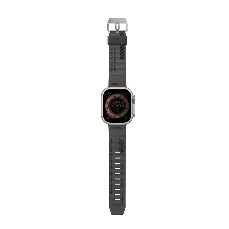 SKINARMA Shokku Apple Watch Strap 49mm - Smoke Accessories > Smart Watches