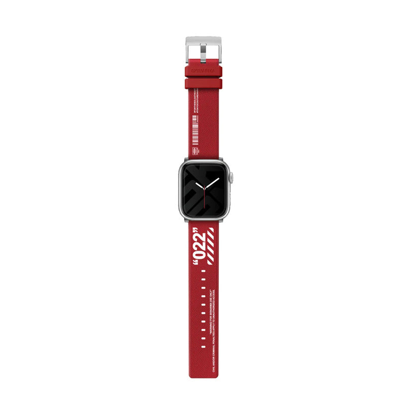 SKINARMA Taihi Sora Watch Strap For Apple Watch 45/44/42 MM - Red Accessories > Smart Watches