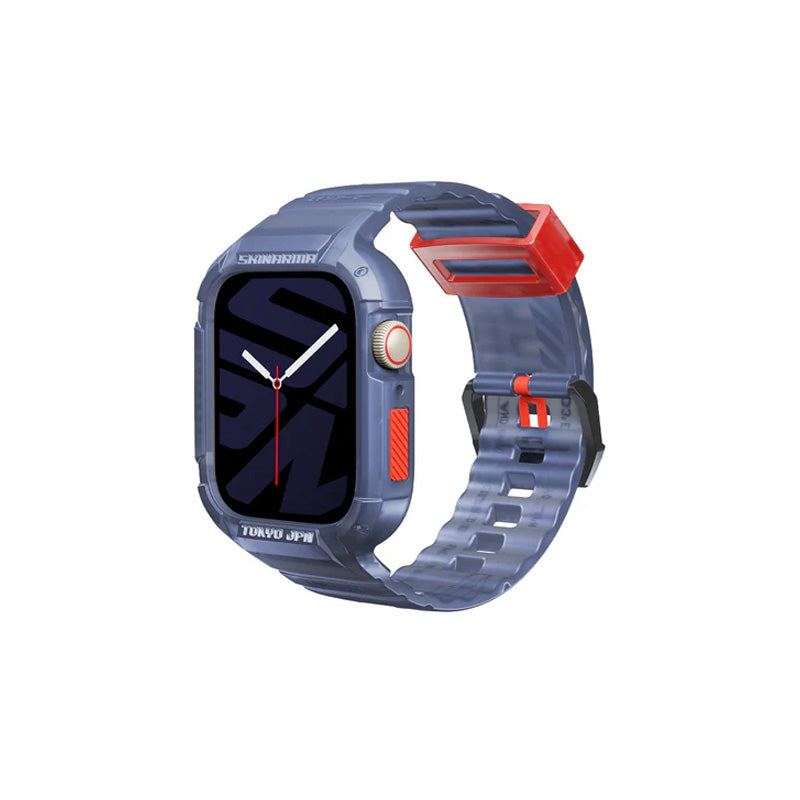 SKINARMA Apple Watch Strap Saido 45/44 mm - Dark Blue Accessories > Smart Watches