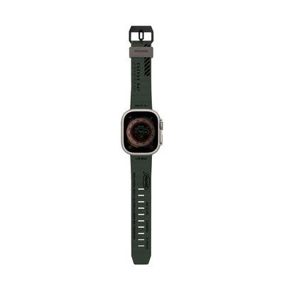SKINARMA Shokku Apple Watch Strap 49mm - Dark Olive Accessories > Smart Watches