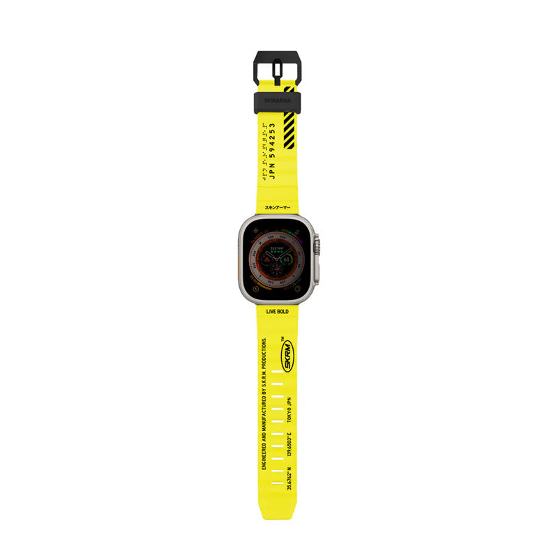 SKINARMA Shokku Apple Watch Strap 49mm - Yellow Accessories > Smart Watches