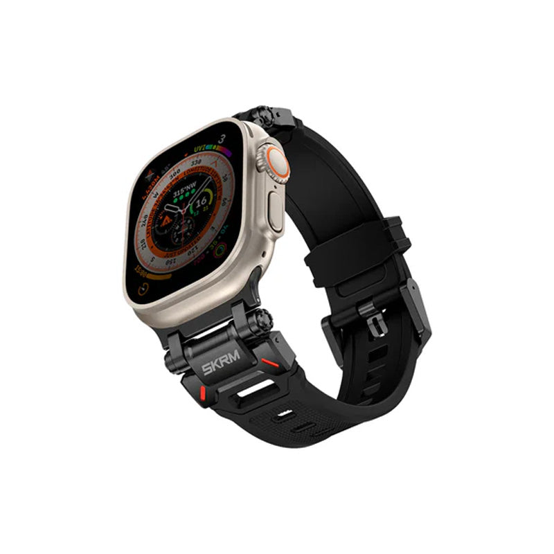SKINARMA Titon Strap For Apple Watch Ultra 49/45/44mm - Black Accessories > Smart Watches