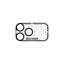Skinarma Iphone 18 Pro Max Aluminium Camera Lens Protector With Ionix™ Glass - Atlas - Black