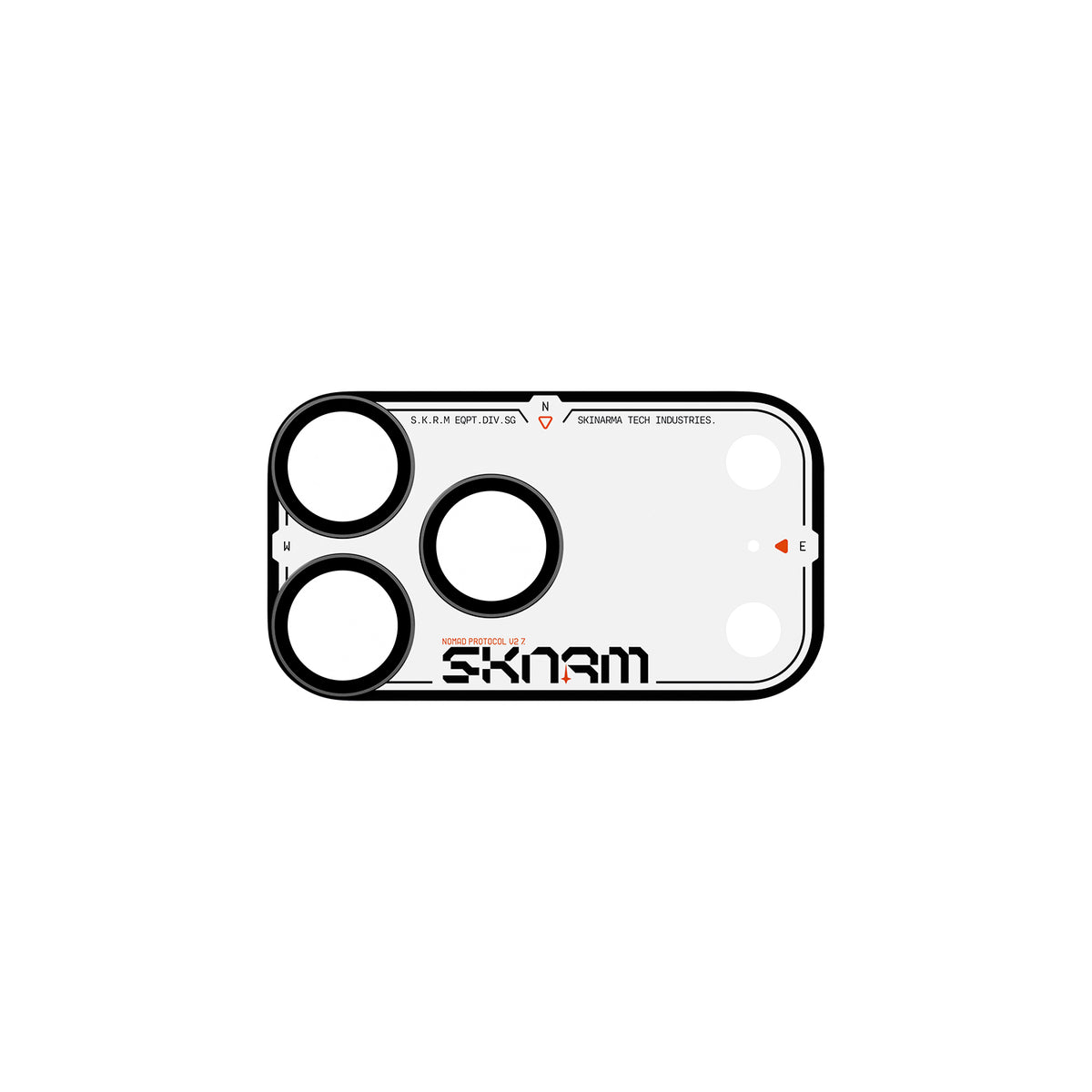 Skinarma Iphone 18 Pro Max Aluminium Camera Lens Protector With Ionix™ Glass - Atlas - Black