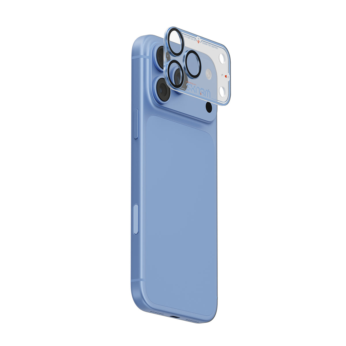 Skinarma Iphone 18 Pro Aluminium Camera Lens Protector With Ionix™ Glass - Atlas - Blue