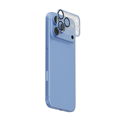 Skinarma Iphone 18 Pro Max Aluminium Camera Lens Protector With Ionix™ Glass - Atlas - Blue