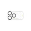 Skinarma Iphone 18 Pro Aluminium Camera Lens Protector With Ionix™ Glass - Atlas - White