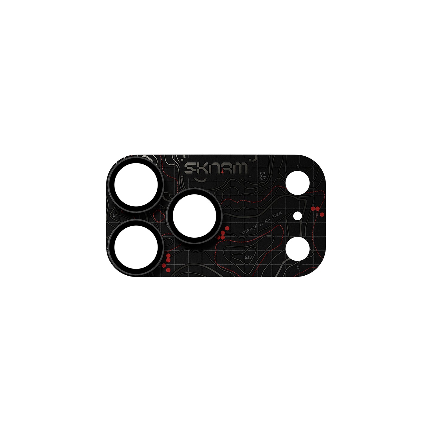 Skinarma Iphone 18 Pro Max Aluminium Camera Lens Protector With Ionix™ Glass Sonar - Black