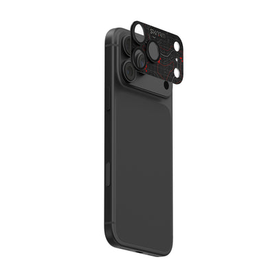 Skinarma Iphone 18 Pro Max Aluminium Camera Lens Protector With Ionix™ Glass Sonar - Black
