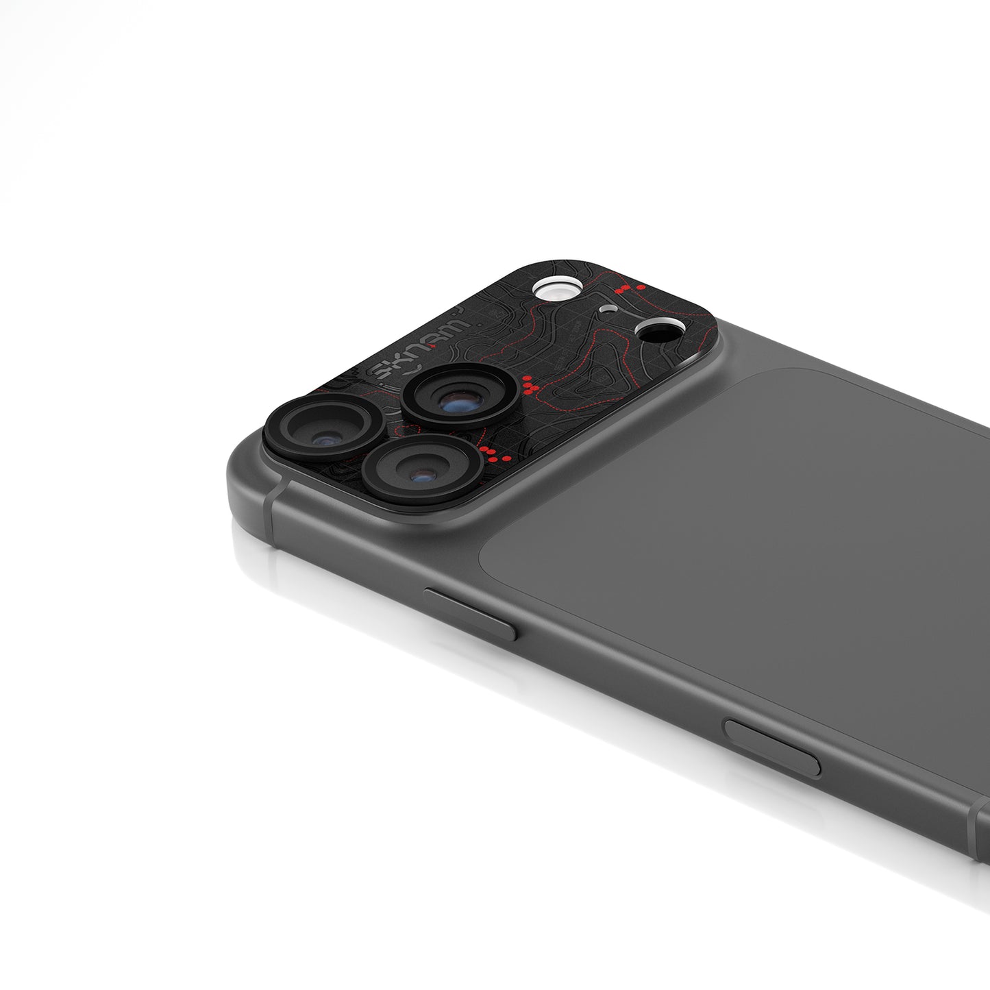 Skinarma Iphone 18 Pro Aluminium Camera Lens Protector With Ionix™ Glass - Sonar - Black