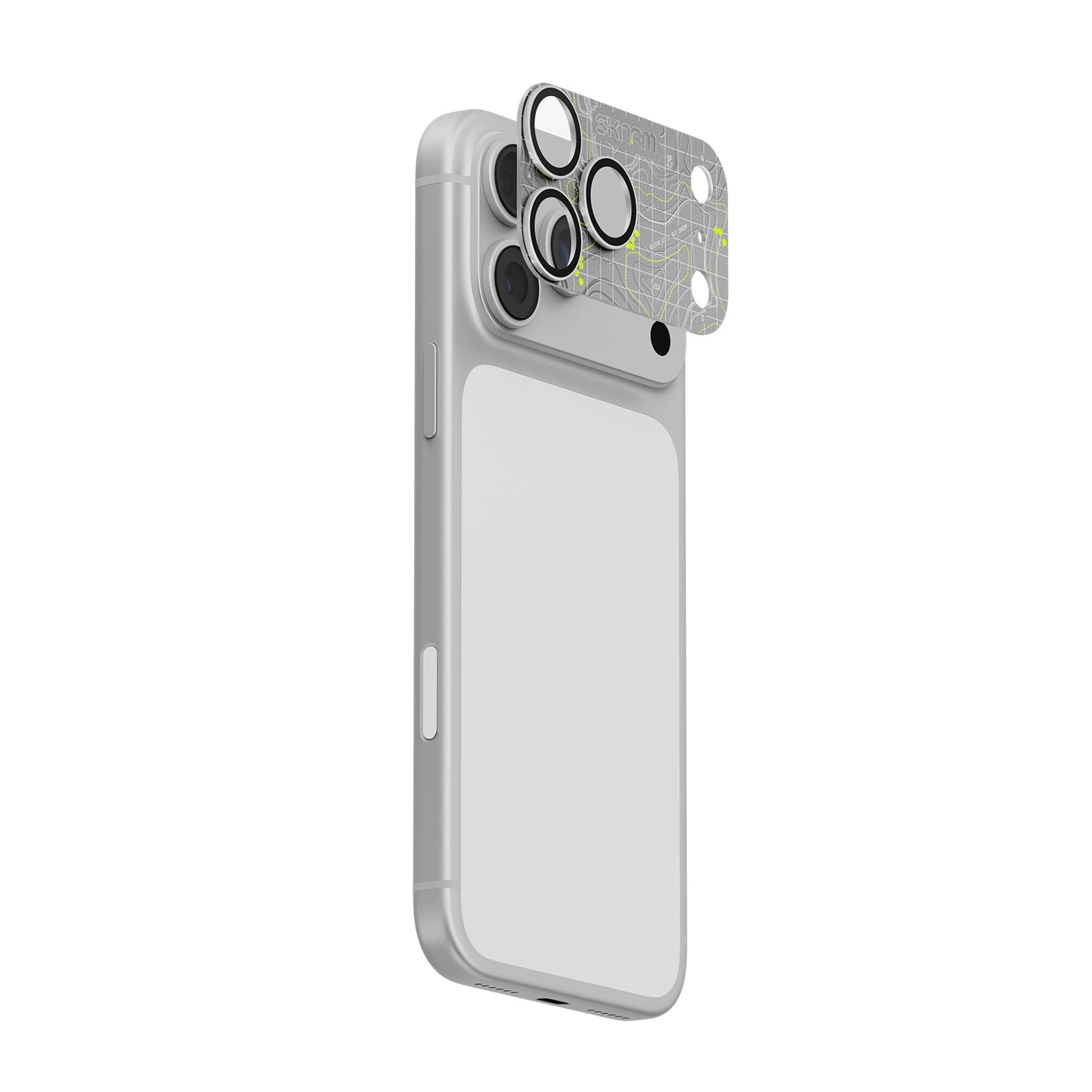 Skinarma Iphone 18 Pro Max Aluminium Camera Lens Protector With Ionix™ Glass Sonar - Silver