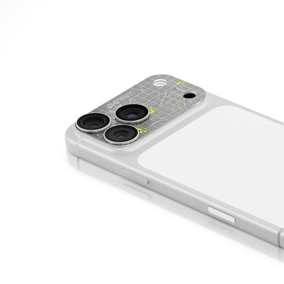 Skinarma Iphone 18 Pro Max Aluminium Camera Lens Protector With Ionix™ Glass Sonar - Silver