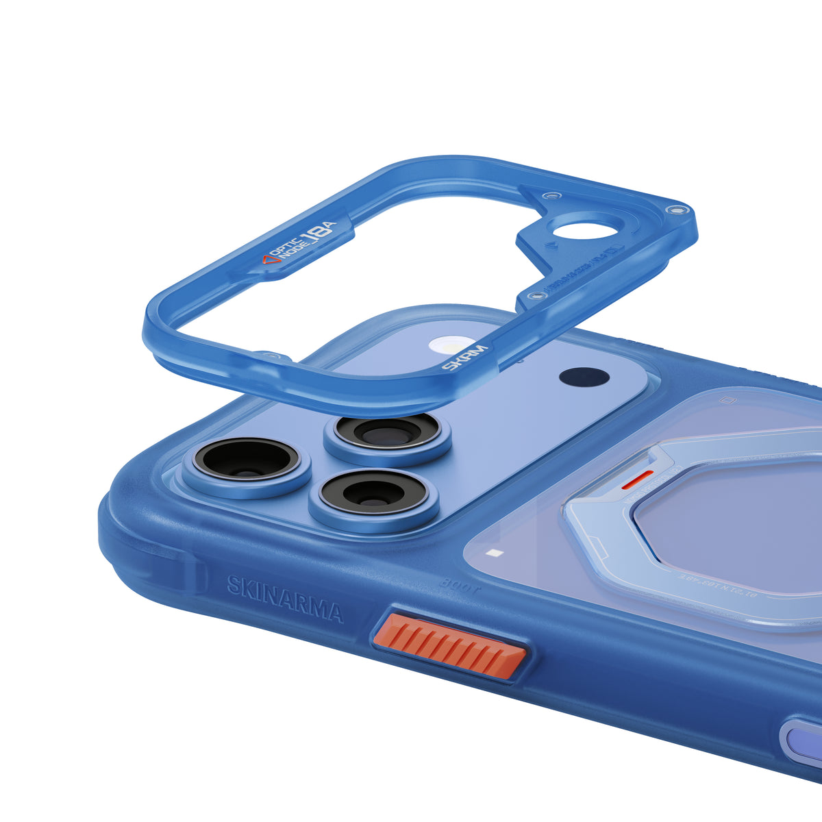 SkinArma Saturn MagSafe Case With Rotating Kick-Stand for iPhone 18 Pro - Blue