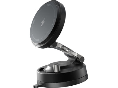 Statik HyperMount Pro Vacuum Magnetic NanoSuction  Phone Mount with Wireless charging - Black