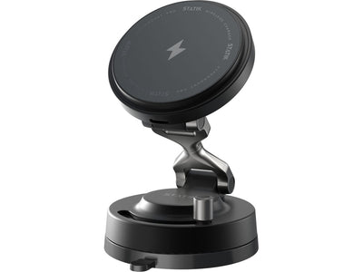 Statik HyperMount Pro Vacuum Magnetic NanoSuction  Phone Mount with Wireless charging - Black