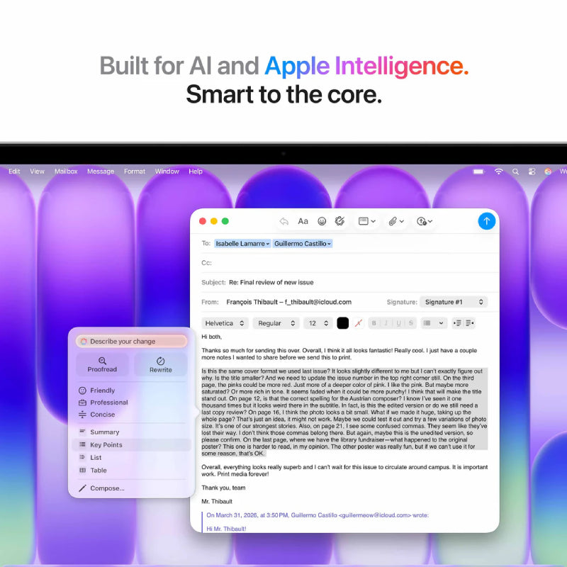 Apple MacBook Neo - 13.0" / A18 Pro / 6-Core CPU / 5-Core GPU / 16-Core Neural Engine / 8GB RAM / 256GB SSD / Arabic Keyboard Without Touch ID / Silver / 1YW (Z1TN0002D)