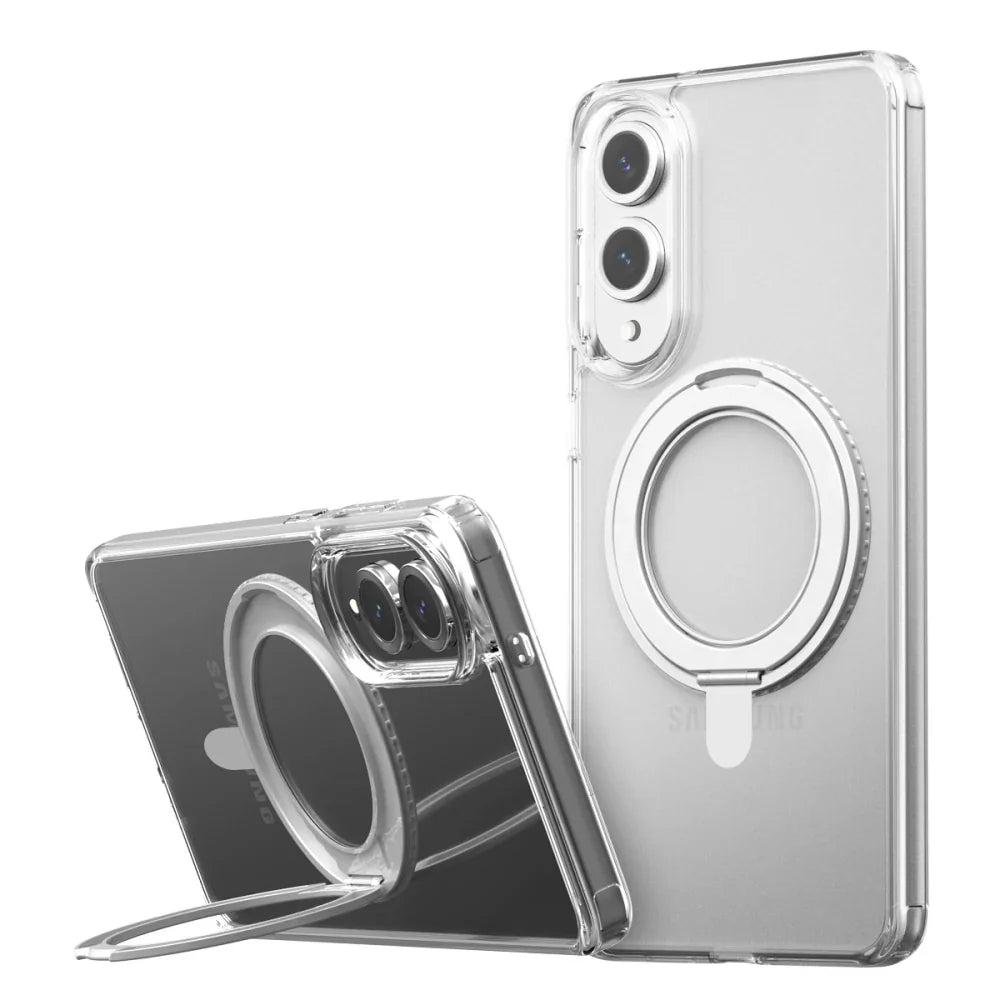 Araree Duple Stand Magsafe Case For Samsung Galaxy S25 Edge - Clear