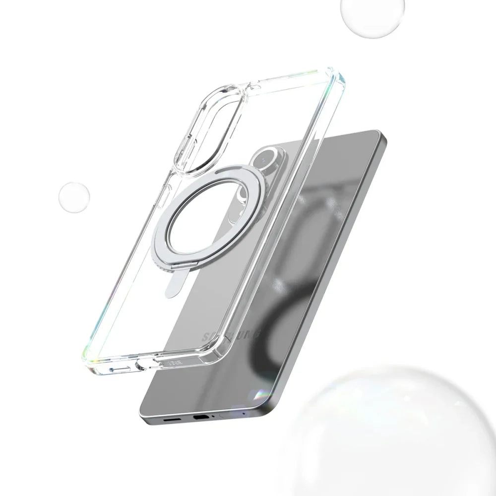 Araree Duple Stand Magsafe Case For Samsung Galaxy S25 Edge - Clear
