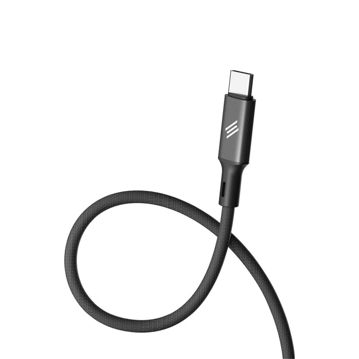 Smartix Premium Magnetic Braided Cable - 100W / USB-C / 2 Meter / Black