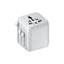 Smartix Premium 2-in-1 International Travel Adapter - USB-A / USB-C / White