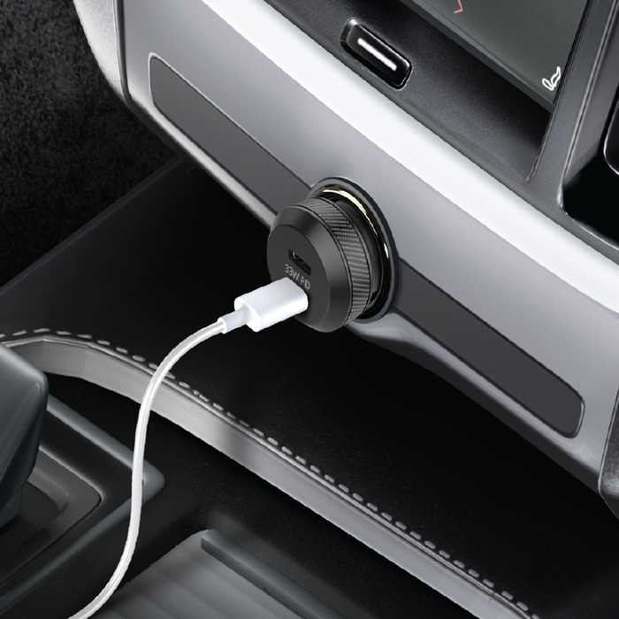 Smartix Premium 66W Fast Car Charger - 66W / USB-C / Black