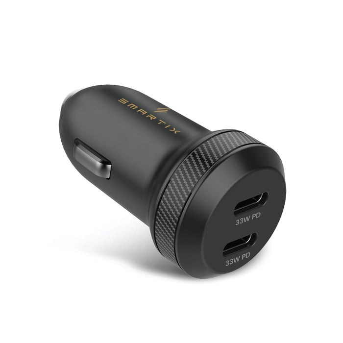 Smartix Premium 66W Fast Car Charger - 66W / USB-C / Black