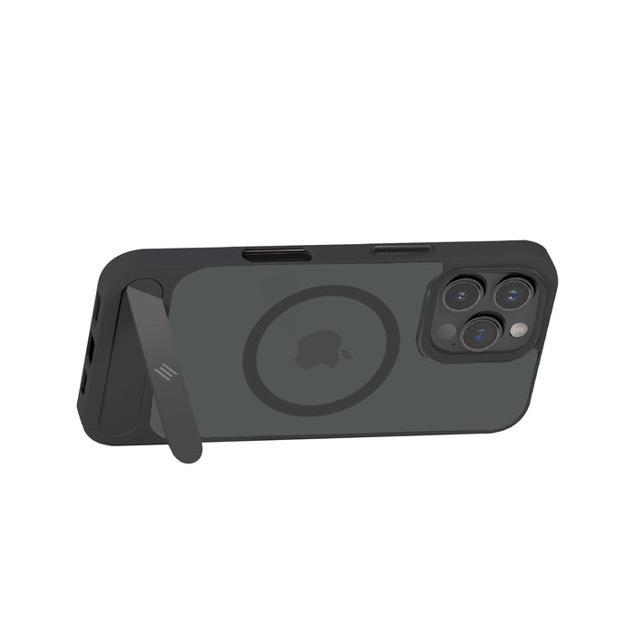 Smartix Premium Designer Stand Case for Apple iPhone 16 Pro - Black