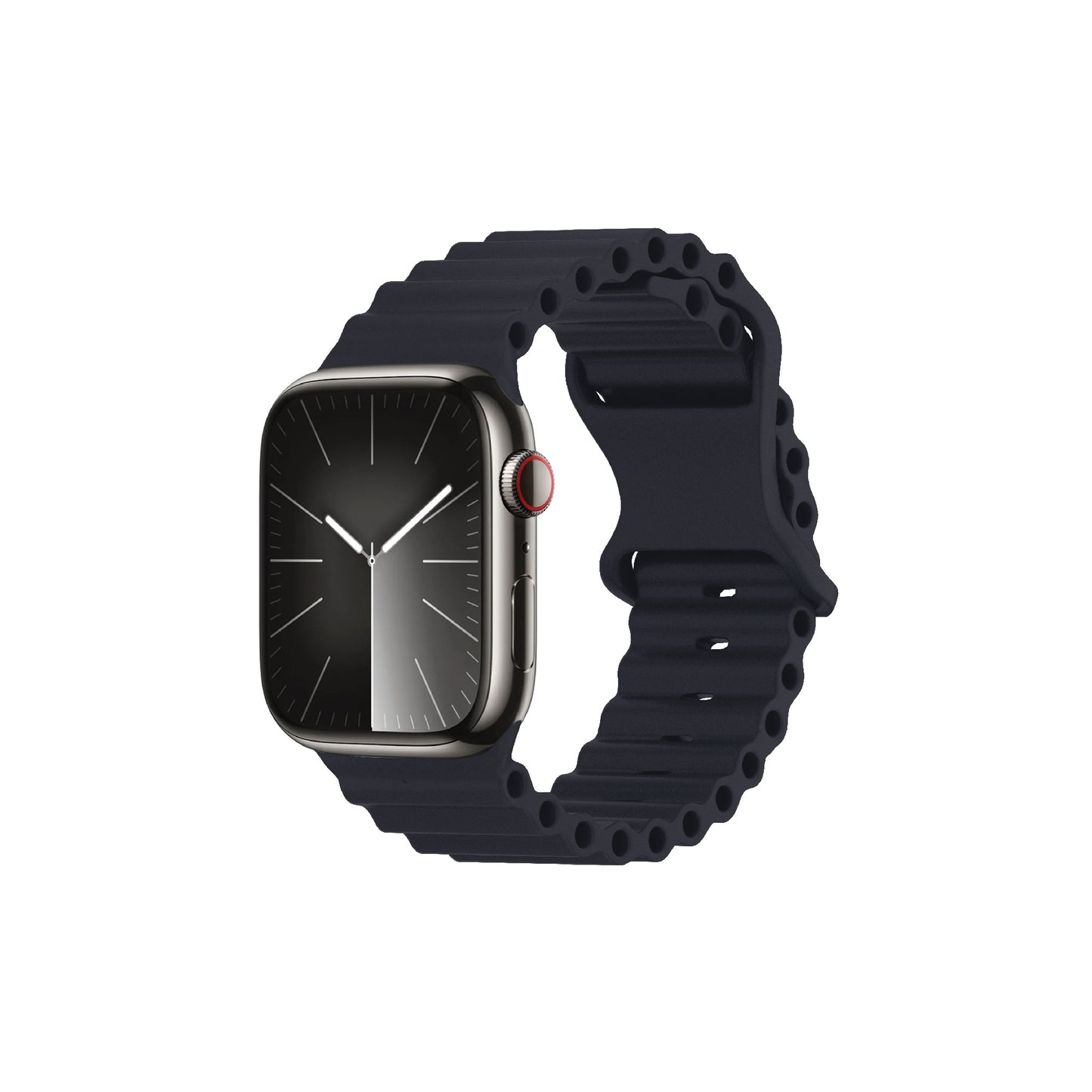 Smartix Premium Ocean Silicone Band For Apple Watch 38/40/41 mm Black/Asstd