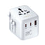 Smartix Premium International Travel Adapter - 20W / USB-A / USB-C / White