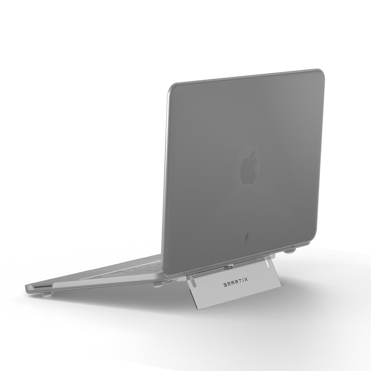 Smartix Ultraguard Frosted Transparent Shell with Stand for MacBook Neo 13"
