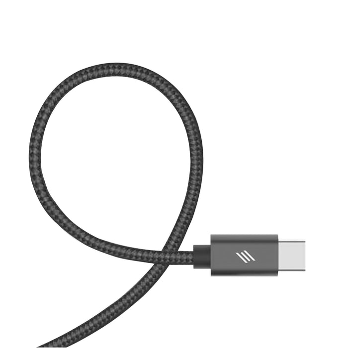 Smartix Premium 3 in 1 Braided Cable - USB-C / Lightning / Micro USB / 11.5 Meter / Black