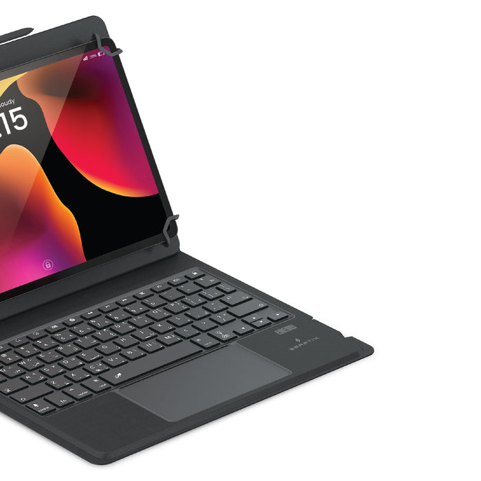 Smartix Premium Universal Rechargeable Bluetooth Tablet Keyboard - 180mAh / Black
