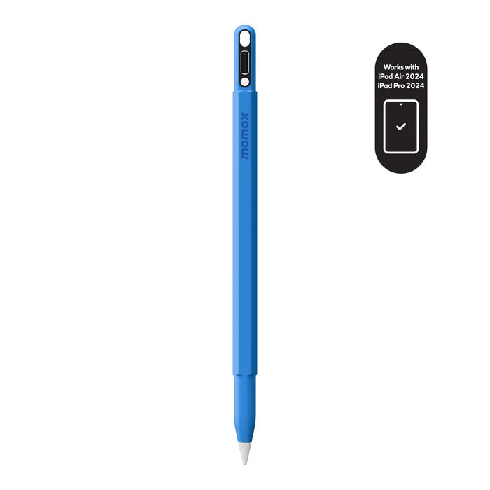 MOMAX Mag.Link Pop Magnetic Active Stylus Pen/iPad - 90mAh / USB-C / Blue