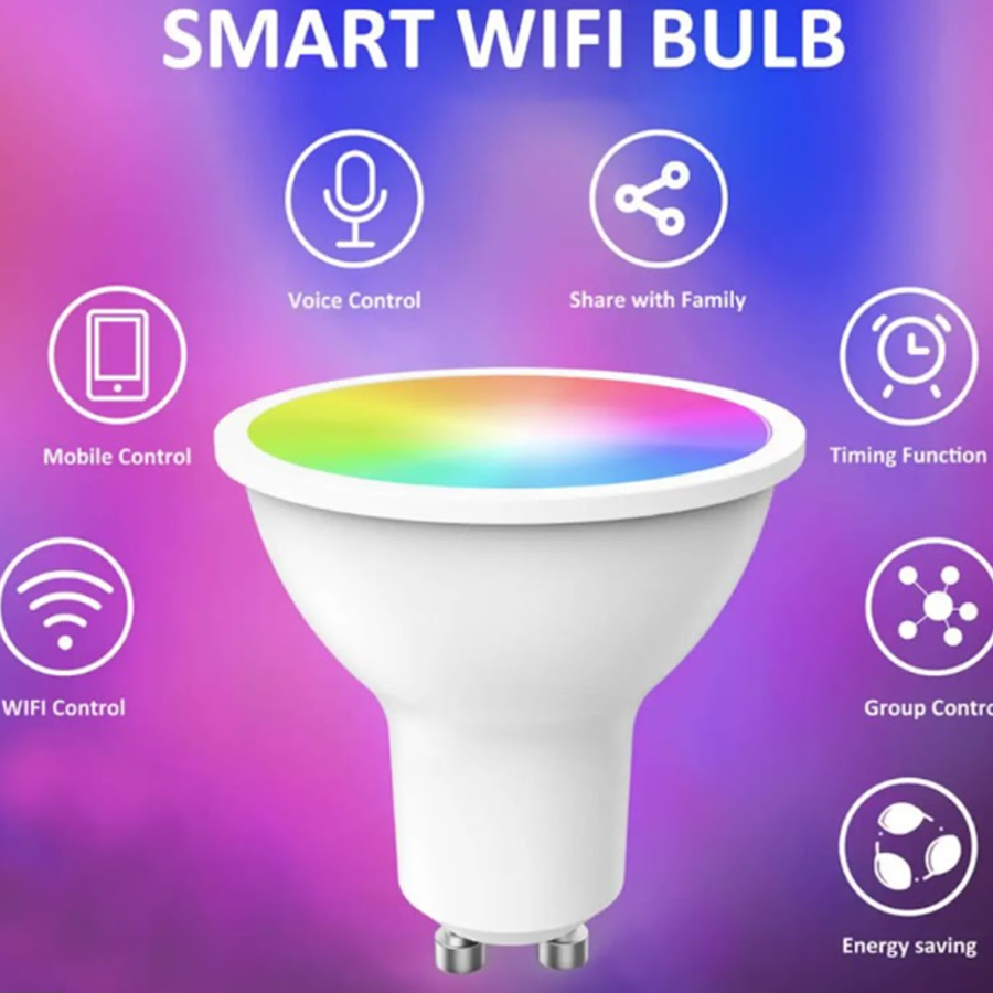 Gopeta RGB+CW Smart Wi-Fi Bulb - 2700K–6500K / 5W