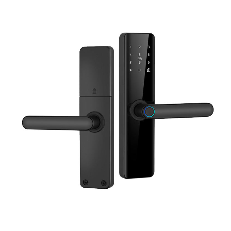 Gopeta TTLock Smart Wooden Door Lock - Black