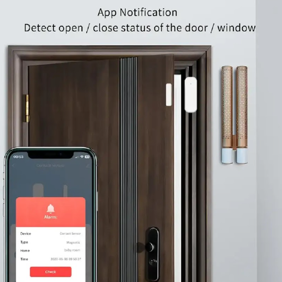 Gopeta Wi-Fi Door/Window Magnetic Sensor - White