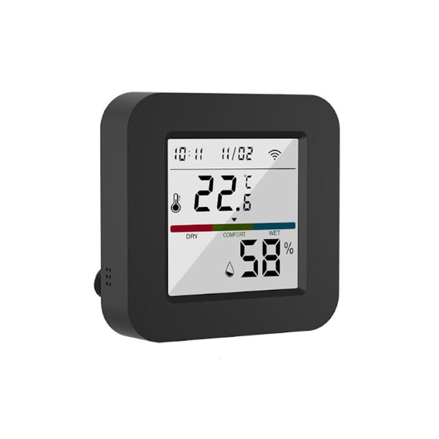 Gopeta  Wi-Fi Remote Control With Temperature & Humidity Screen Monitor - Black