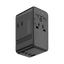 MOMAX 1-World2 7-Port Dual AC Travel Adapter - 205W / USB-C / USB-A / Titanium